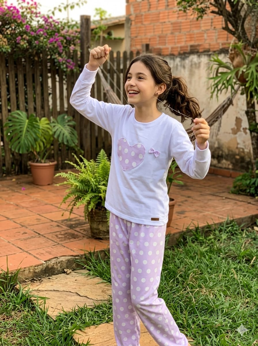 Vestido infantil artesanal
